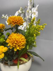 Sunny Day Yaz Çiçekleri Seramik Vazo