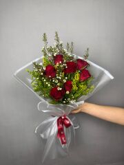 Emeraude Kırmızı Güller Buketi