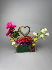 Clara Mini Pembe Şefaf Kutu