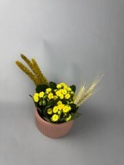 Yellow Pop Seramik Mini Vazo