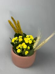 Yellow Pop Seramik Mini Vazo