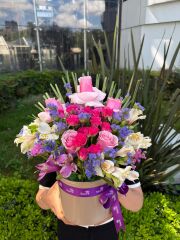 Daniela Pastel Kutu Çiçek